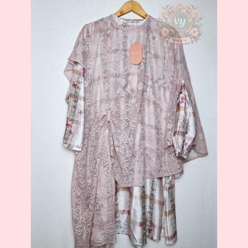 New ♡ Ria Miranda (RM) Malisse Set Tunic - Beige Pink