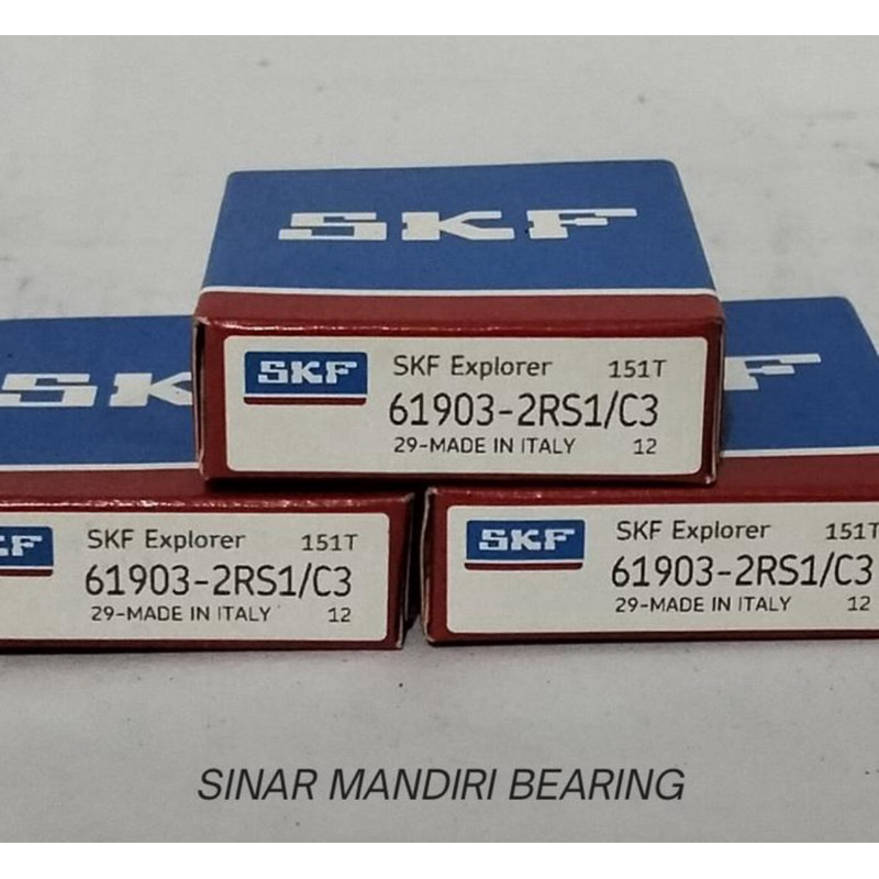 BEARING 61903 / 6903 2RS1 C3 SKF