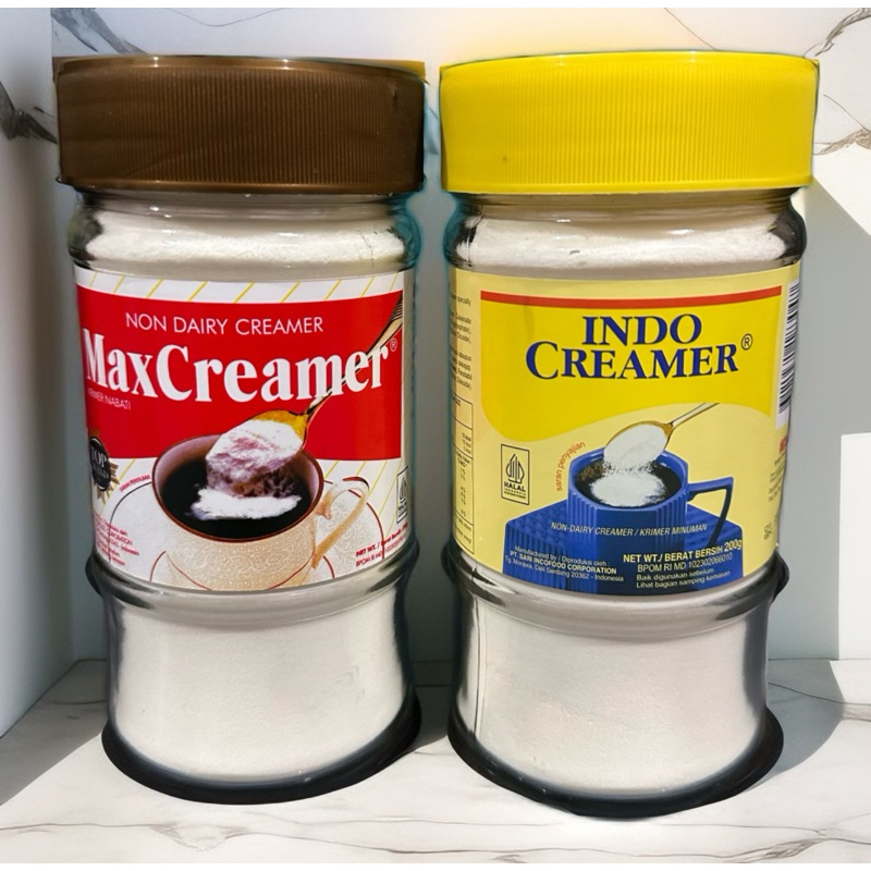 

Maxcreamer 200 Gr & Indocreamer 200 Gr Non Dairy Creamer