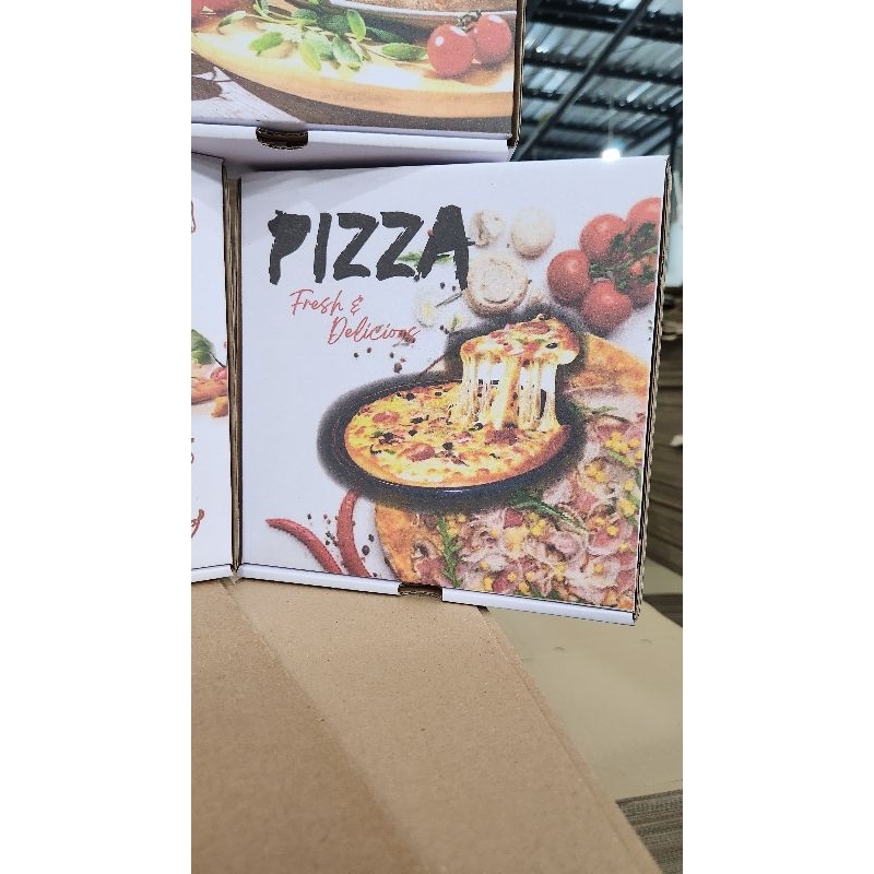 

pizza box full color 25x25x5