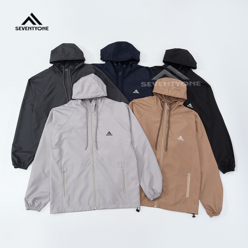 SEVENTYONE - TERMURAH Jaket Parasut Olahraga, Sauna Suit, Jogging, Lari, Bersepeda, Despo, Gym Fitne