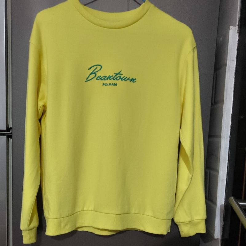atasan crewneck anak Polham usia 9-11 tahun preloved