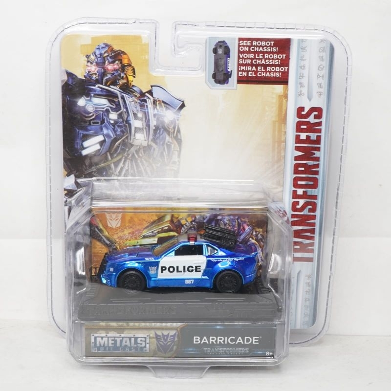 Jada 1/64 diecast Transformers Barricade Police