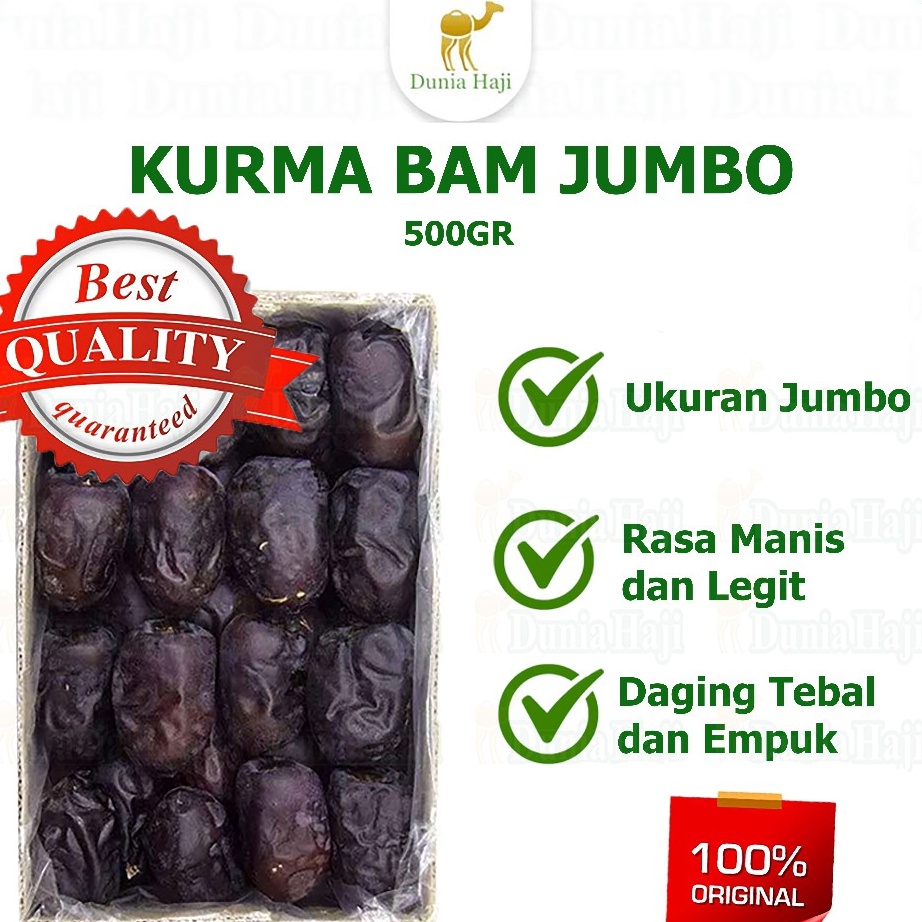

COD Kurma BAM ANGGUR 5gr pack Kurma Madu Premium Import Oleh Oleh Haji dan Umroh