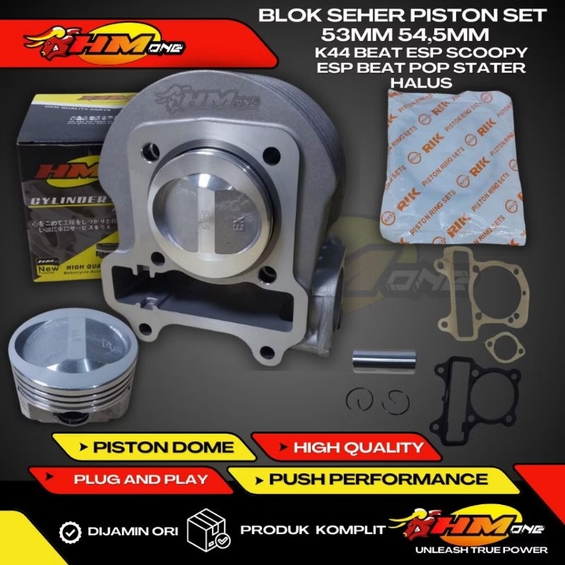 Blok Seher Bore Up Beat ESP K44 Spek 53 dan 54.5 Fulset Beat Stater Halus