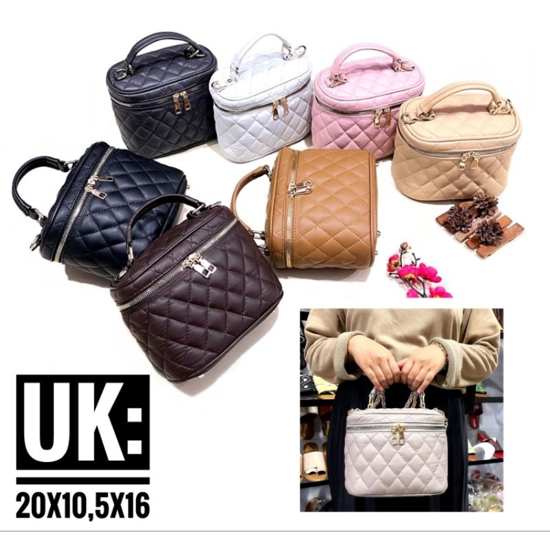 tas tenteng dan selempang wanita kulit sapi asli model tas  kubus tas  papirut garut premium