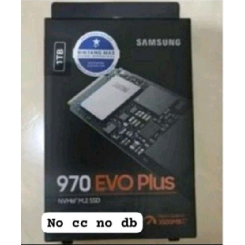 Samsung SSD 970 Evo plus baru garansi sebulan