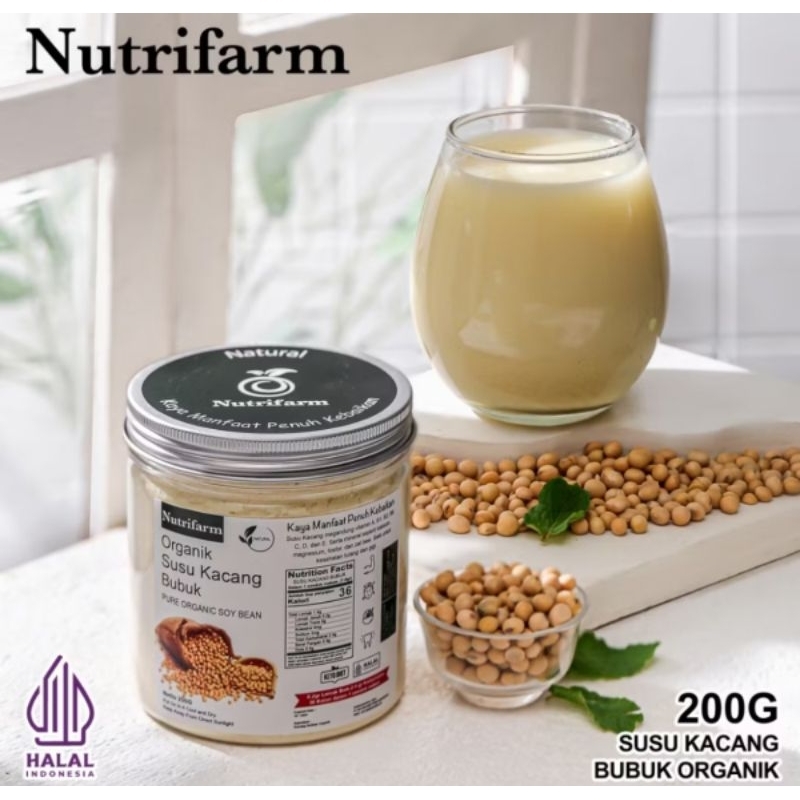 

Nutrifram Susu Kacang Kedelai Sangrai Halal 200g
