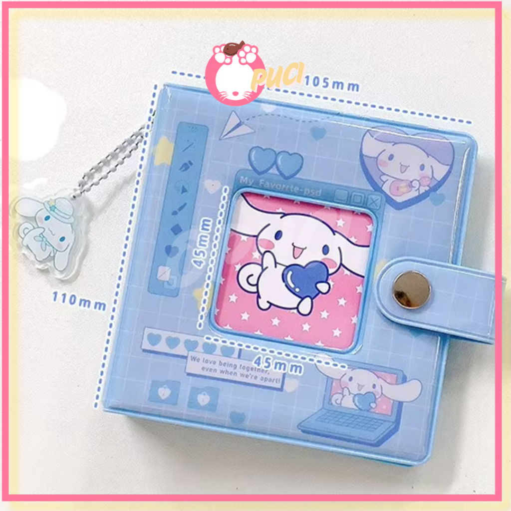 (PRELOVED) Bibimcat binder a5 4p, kolbuk binder sanrio cinnamoroll 1P photocard refill