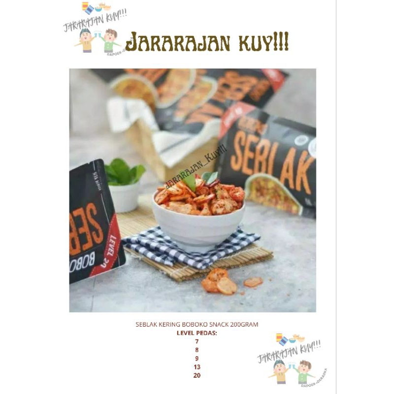 

SEBLAK KERING BOBOKO SNACK PEDAS