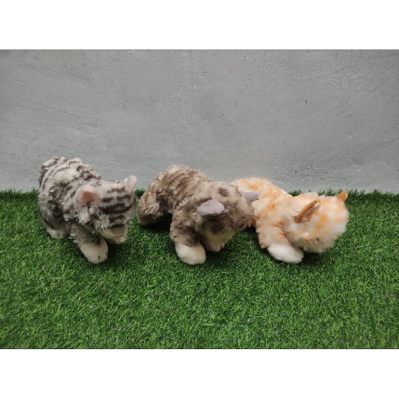 Boneka kucing mirip asli ori suntoys like new