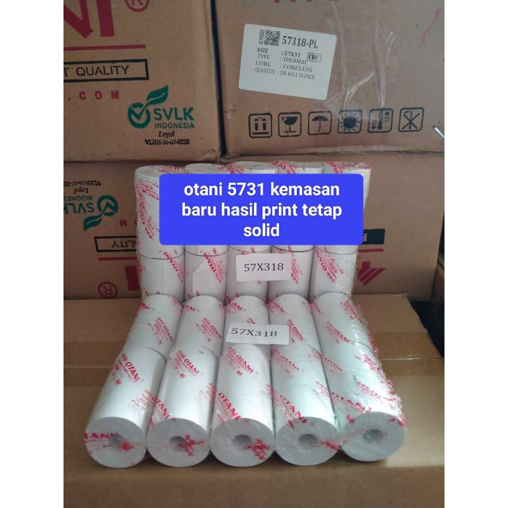 

H7Y kertas kasir Bandung / struk Kertas / Thermal OTANI 57 x 31