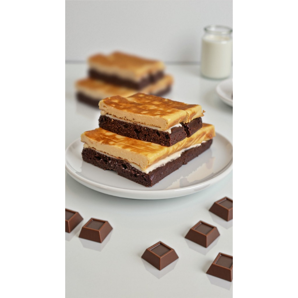 

CEMILAN KETO CHEESECAKE BROWNIES No sugar / No gluten / Low carb / Rendah karbo / Keto friendly / Kue diet / Cemilan diet