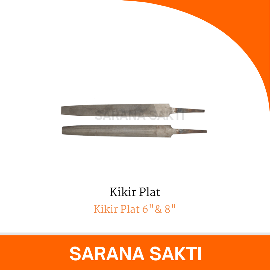 Kikir Plat | Kikir Gepeng Kikir Besi Plat 6" & 8" Kikir Gergaji Plat 6 Inch & 8 Inch
