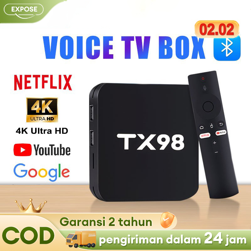 Android TV Box 4K Bluetooth Android 13.0 Ram 16GB ROM 256GB STB Smart TV Box Voice Bluetooth