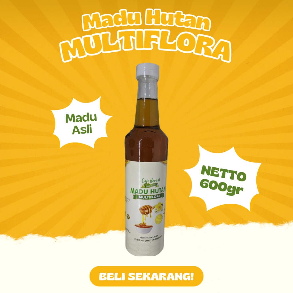 

Madu Hutan Multiflora 600gr Madu Multiflora