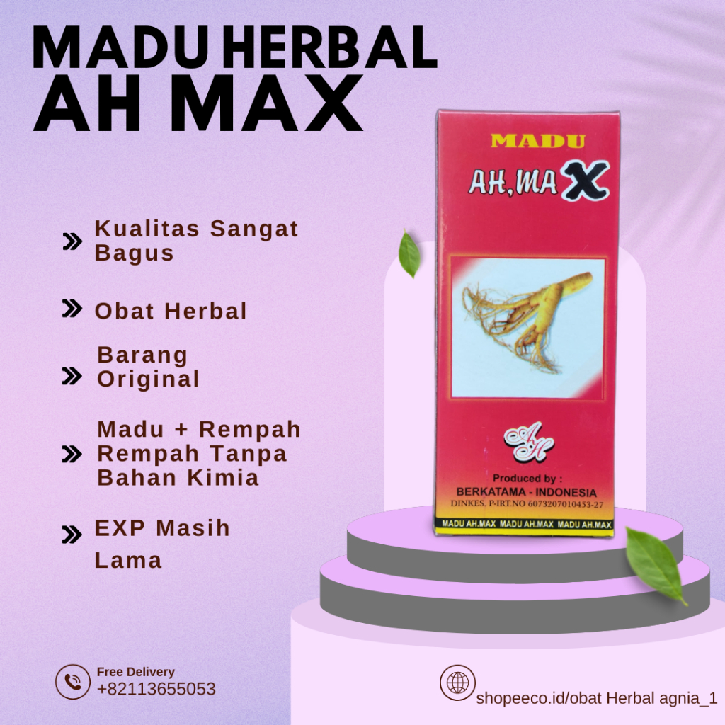 

Madu ah max Madu Herbal Alami Kesehatan Penambah Stamina Obat Herbal 100 % Alami Kualitas TerbaruCod