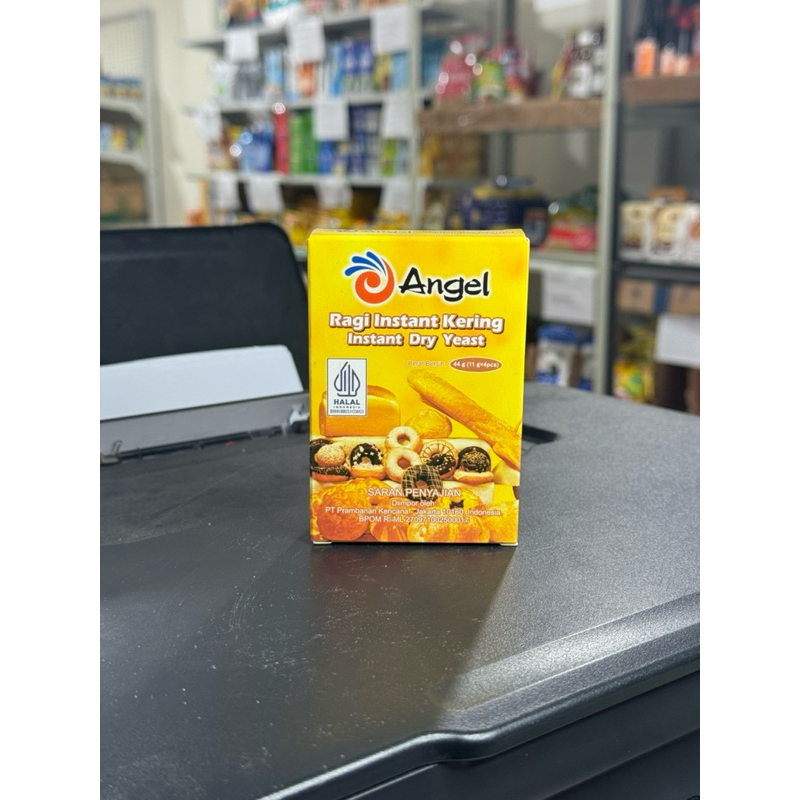 

ANGEL INSTANT DRY YEAST / Ragi instant kering (4x11gr) 44gr