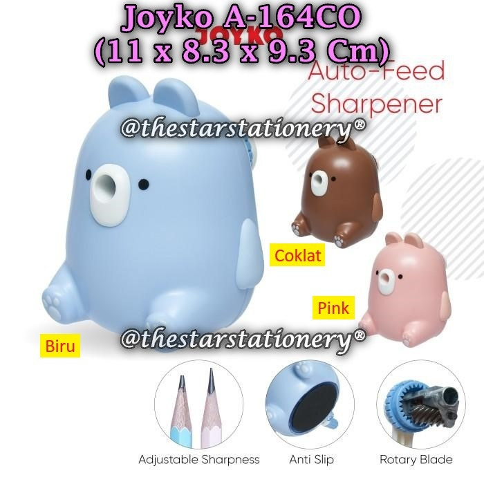

(1 Biji) GROSIR Rautan Putar JOYKO A-164CO Rautan Meja / Rautan Serutan Sharpener Joyko A-164CO