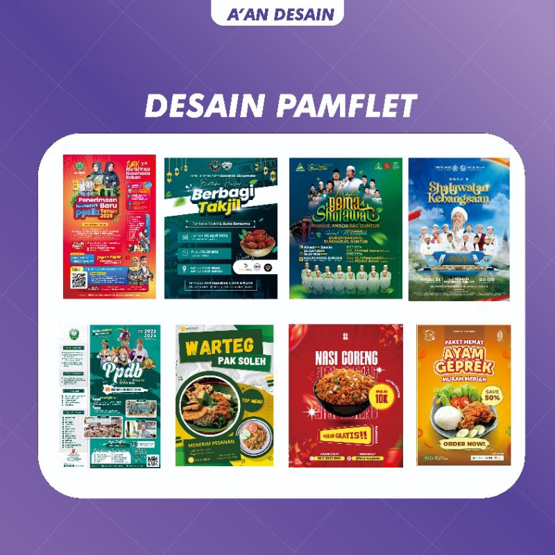 JASA DESAIN PAMFLET