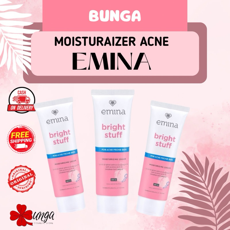 BUNGA-[Moisturizer]Emina Moisturizer Acne Emina Bright Pelembab Emina