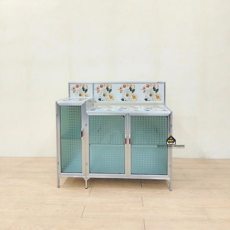 Meja Kompor Alumunium Meja Dapur Rak Piring Jogja