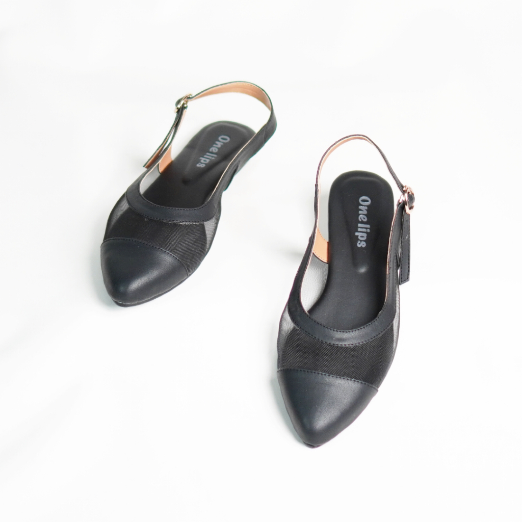 Onelipshoes Lixi Flat Shoes Wanita Sepatu Flat shoes Tali Wanita