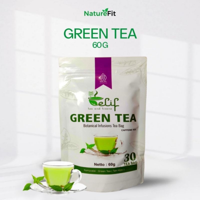 

ELIF TEA AND TISANE Green Tea : High Mountain Green Tea Teh Hijau Jawa Barat (30 Tea Bag)