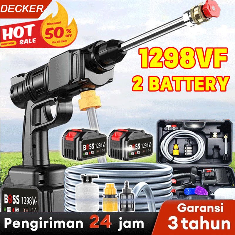DECKER 998VF Cuci Alat Cuci Mobil Steam Jet Cleaner Portable 998VF Mesin Cuci Motor Mobil Cuci Steam
