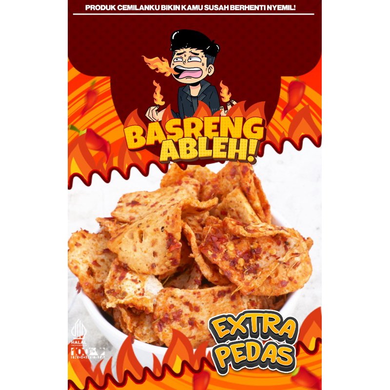 

Basreng Ableh Extra Pedas 130GR