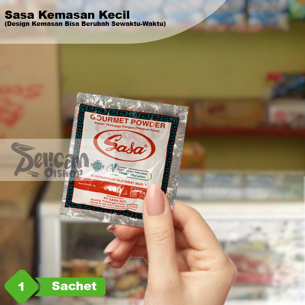 

Penyedap Rasa Instant Sasa 1 satu pcs sachet kemasan 6 gram