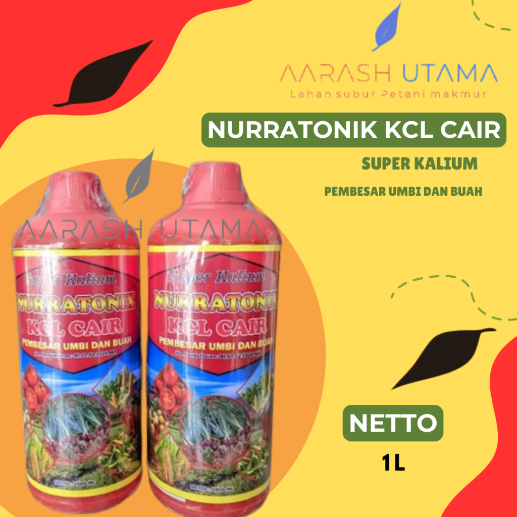 NURRATONIK KCL CAIR PEMBESAR UMBI DAN BUAH SUPER KALIUM - 1L