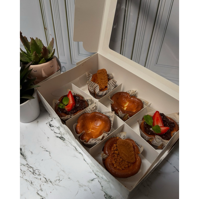 

burnt cheese mini isi 6