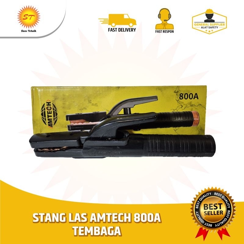 Stang Tang Las Amtech 800 Ampere Asli Tembaga
