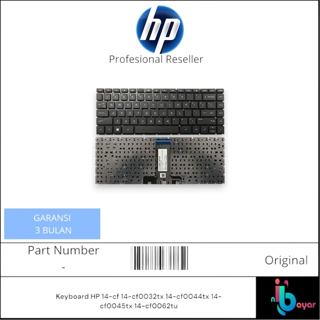 Keyboard HP 14-cf 14-cf0032tx 14-cf0044tx 14-cf0045tx 14-cf0062tu