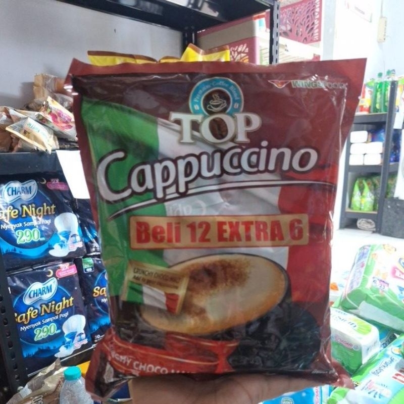 

TOP Cappuccino 450gram (12+6 sachet x 25gram)