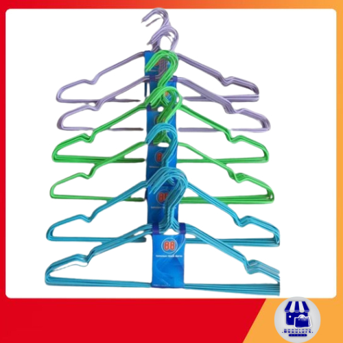 Hanger Kawat Warna Gantungan Baju Kawat Anti Slip dan anti karat Hanger Dewasa