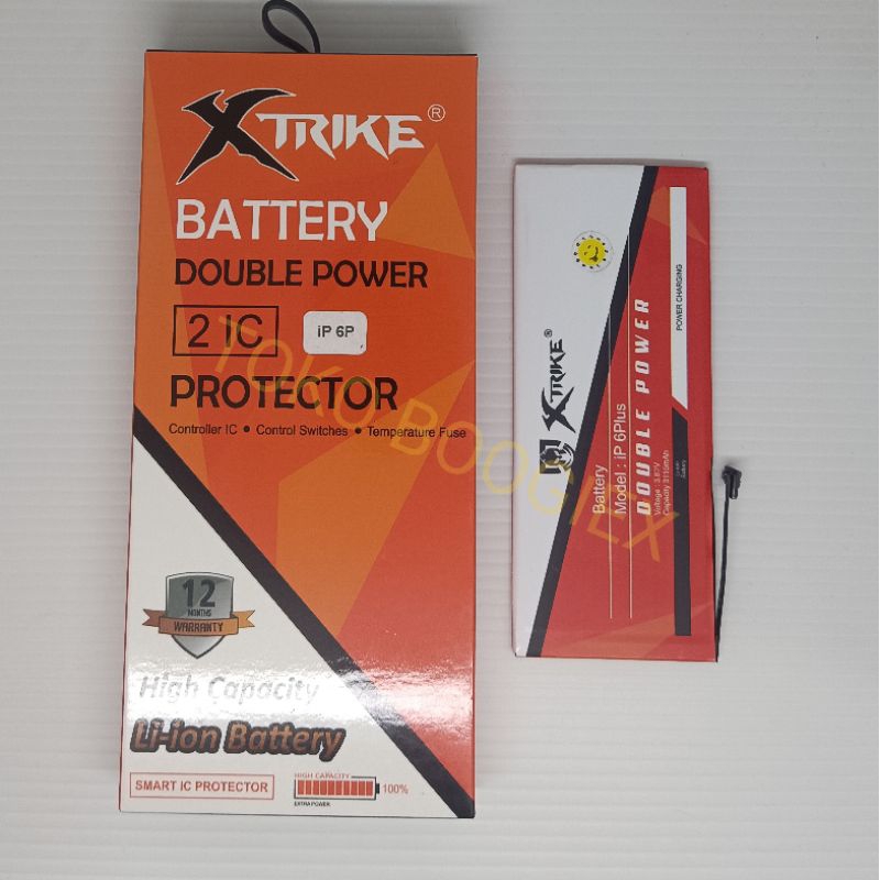 Baterai XTRIKE DOUBLE POWER Iphone 6plus Iphone 6+ Iphone 6p