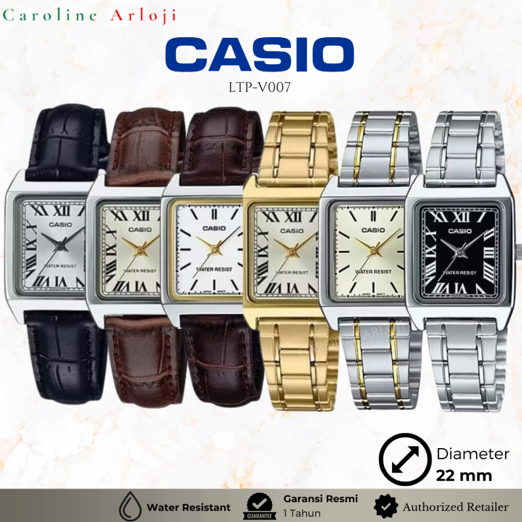 Original Jam Tangan Wanita Casio LTP-V007D / LTP-V007L / LTP-V007G / LTP-V007SG / LTP-V007/ LTP V007