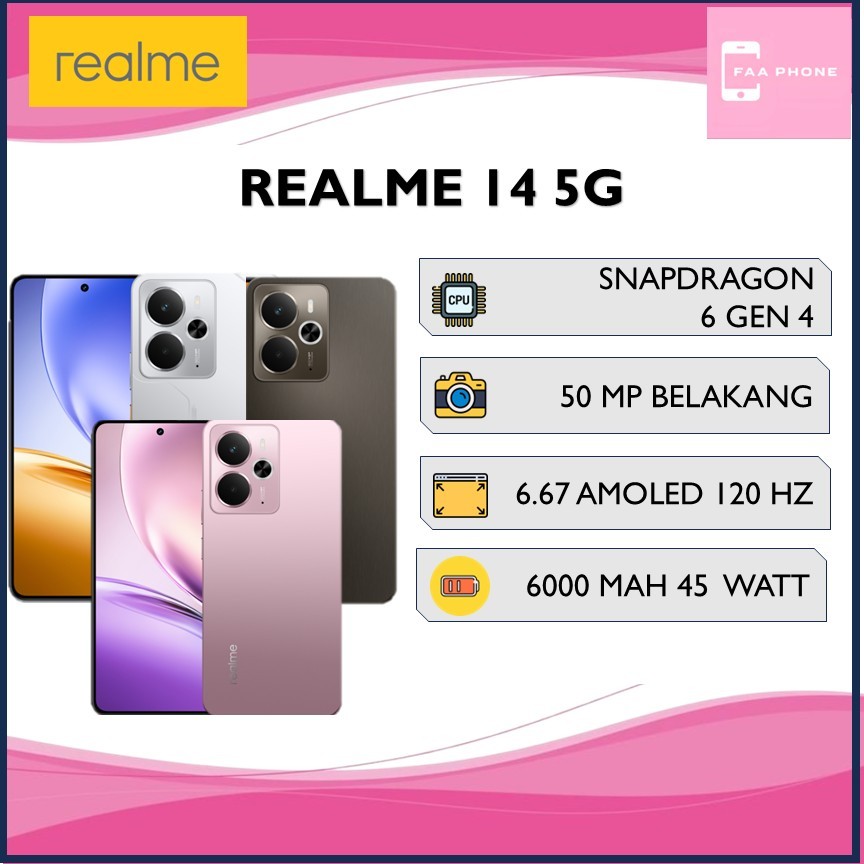 REALME 14 5G RAM 8GB ROM 256GB