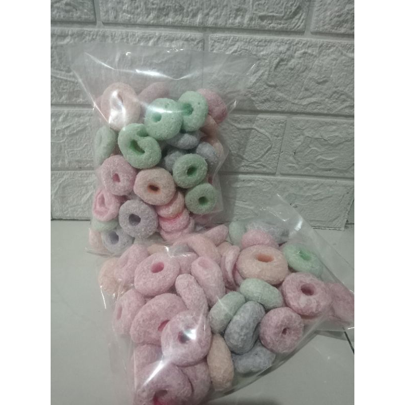 

getas manis donut warna warni