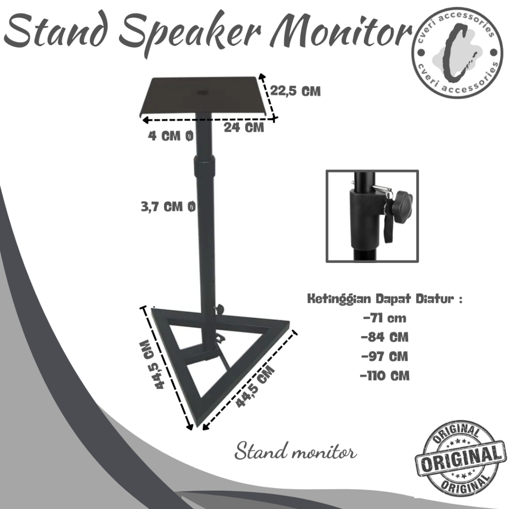 Stand Speaker Full Besi Kaki Speaker Besi Stand Speaker Monitor