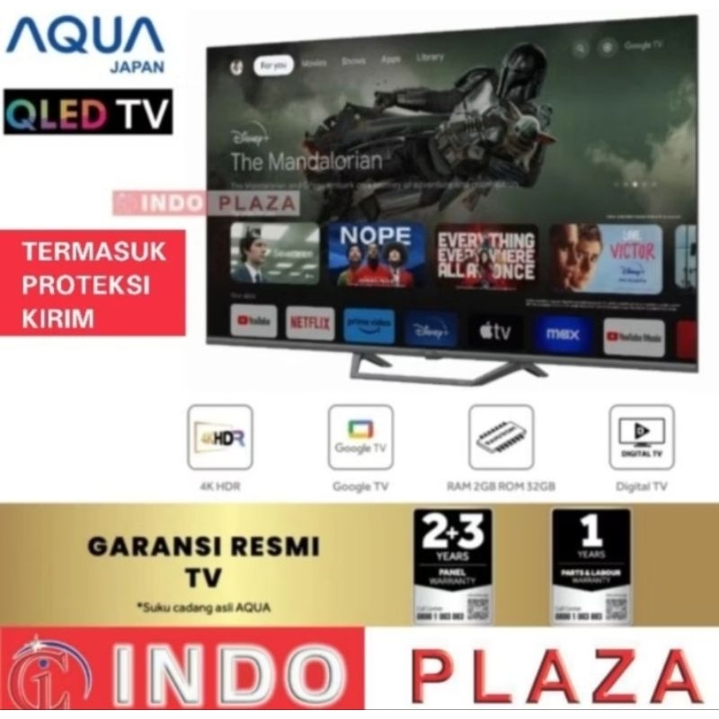 TV AQUA 65 QLED 4K HDR GOOGLE TV / QLED 65 Inch Google TV AQT-65S80EUX