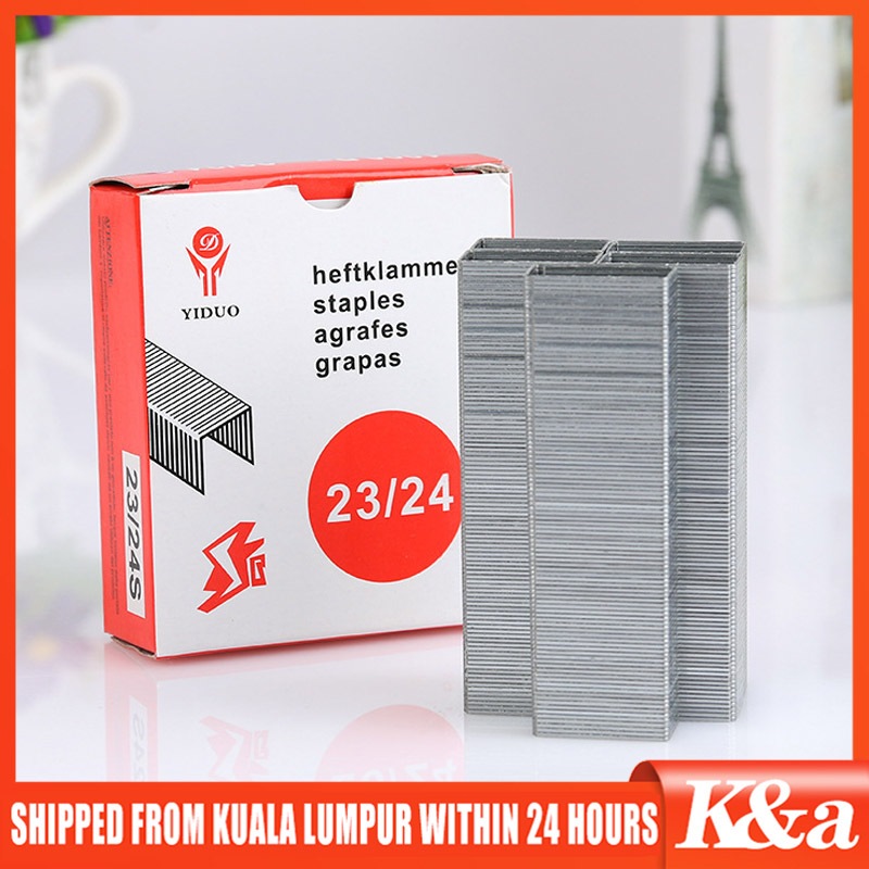 

Isi Staples Hekter 1000Pcs 23/13 23/24 Isi Stapler Refill Stapler Cocok Untuk No.100/No.240