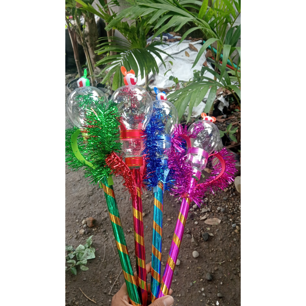 Lampion takbir nyala led 2 warna