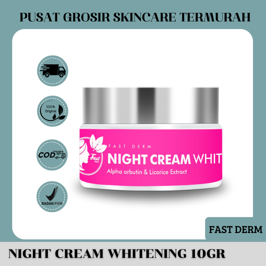 Fast Derm Night Cream Whitening