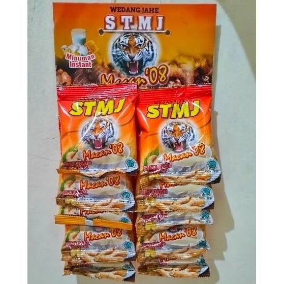 

STMJ MACAN 08 / 1 RENCENG ISI 10 / MINUMAN INSTAN BUBUK / SUSU TELOR MADU JAHE
