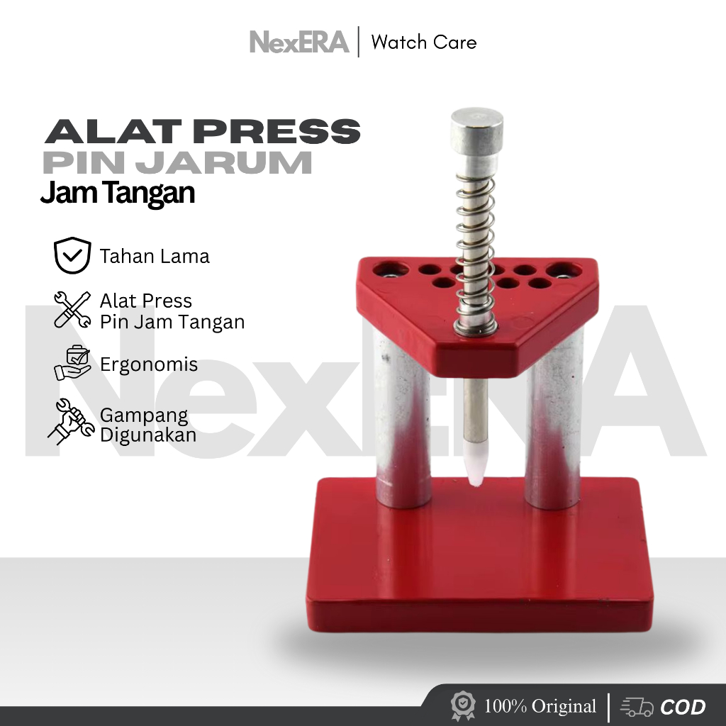 Alat Pasang Pin Jam Tangan - Press Pin Rantai Jam / Pemendek Tali Jam Stainless