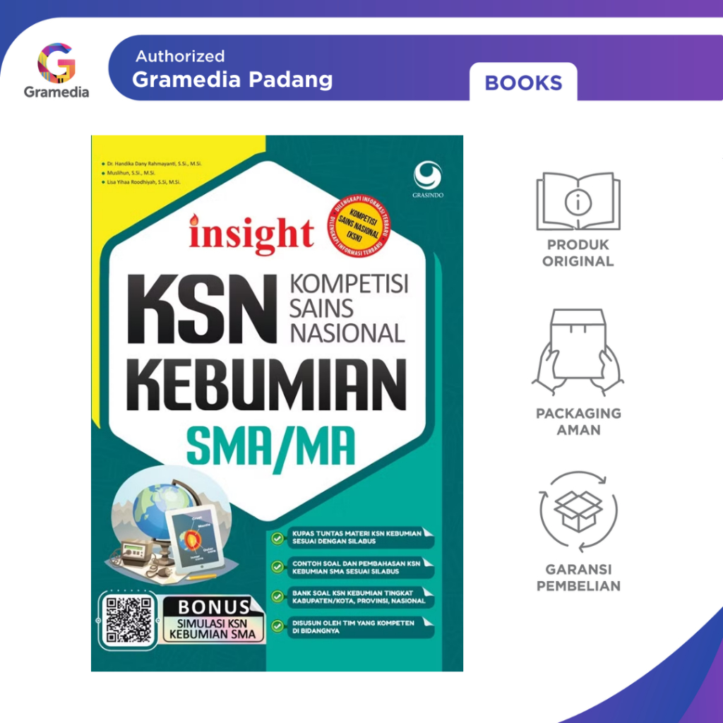 Gramedia Padang - INSIGHT KSN (Kompetisi Sains Nasional) Kebumian SMA