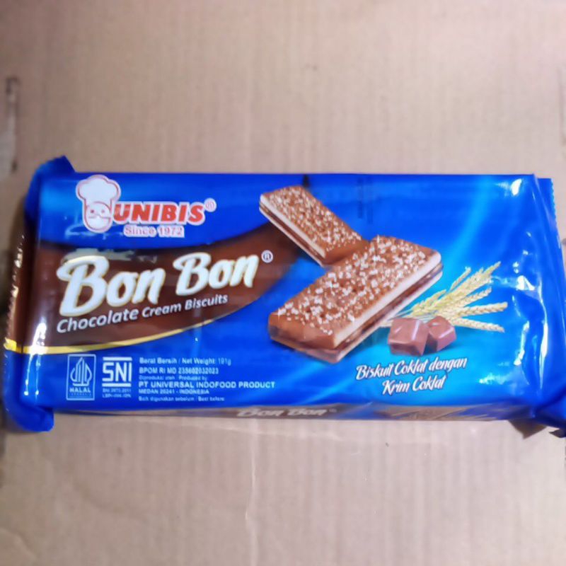

unibis roti BON BON chocolate cream biscuits 191gr